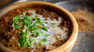 Belugalinsen Curry mit Garam Masala